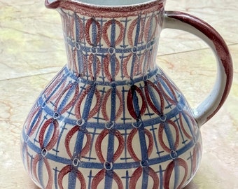 Stunning Ceramic Jug by Olof Larsson for Haholm Keramik Sweden