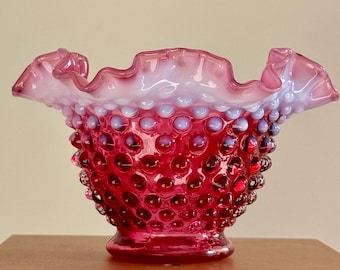 フェントン 花瓶 ヴィンテージ ① フェントン ヴィンテージ 花瓶 一輪挿し