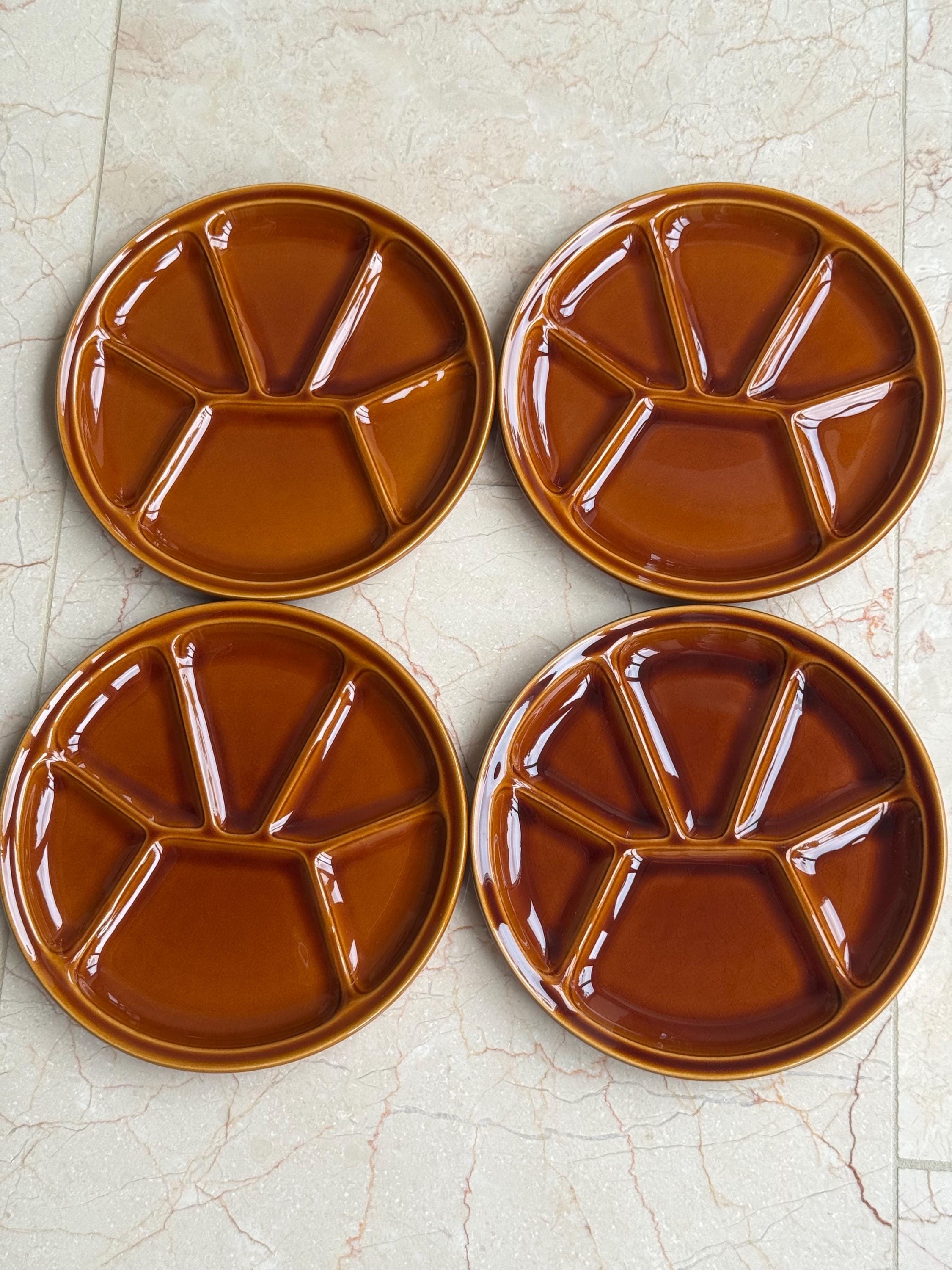 Gien fondue plates - Etsy 日本