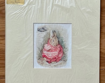 Vintage Beatrix Potter Print - Benjamin Bunny  (Peter Rabbit)