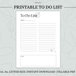 May include: A printable to-do list with a rocket ship icon. The list has a section for the date, a space for notes, and 15 lines for tasks with checkboxes.