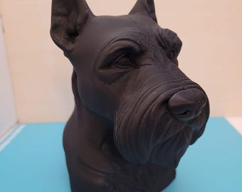 Miniature Schnauzer Bust – Dog Ornament