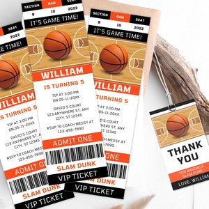 Basketball Birthday Invitation Template Printable, Basketball Birthday Invitation Editable, Boys Birthday Invitation, Corj Template