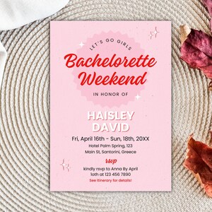 Editable Bachelorette Party Invitation Last Toast on the Coast Party Editable Bachelorette Party Invitation Last Toast on the Coast Party