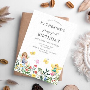 Little Princess Birthday Invitation Template, Editable Princess Birthday Invite, Girls Kids Birthday Party Invite, Girls Birthday Invitation