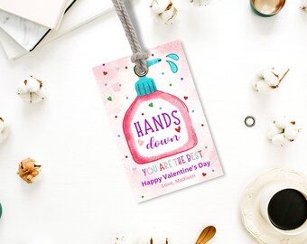 Editable Valentine's Day Gift Tag Template (Digital Download)