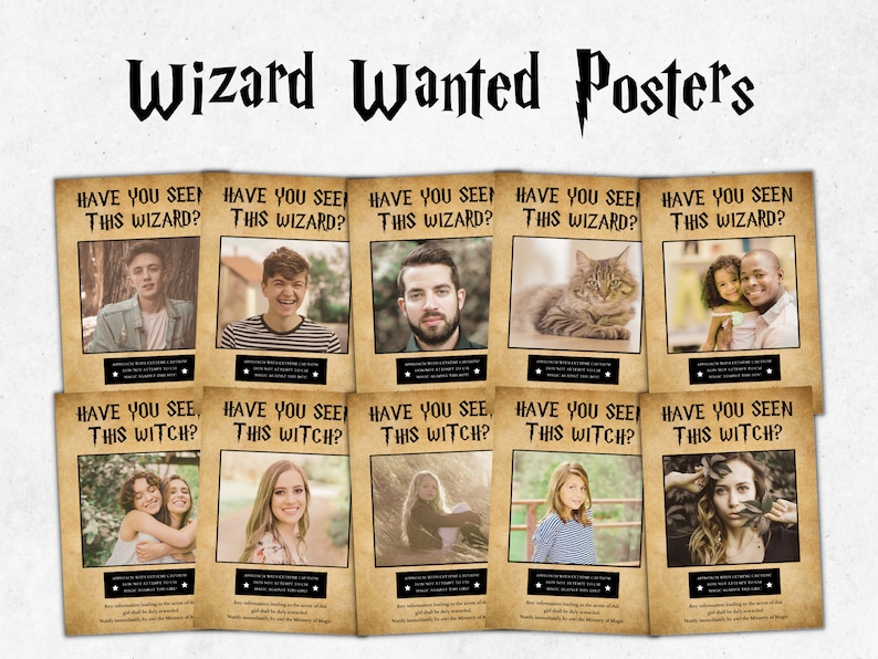 Have You Seen This Wizard Personalized Party Poster Wizard Wanted Have You Seen This Wizard Personalized Party Poster Wizard Wanted