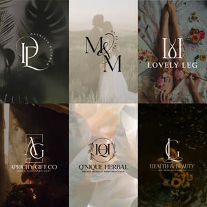 Logotipo premium, logotipo inicial, diseño de logotipo personalizado, logotipo minimalista, logotipo de cosmética, logotipo de nombre, logotipo de boda, logotipo de moda, logotipo de monograma