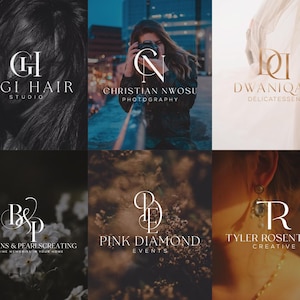 Custom Hand-Drawn Monogram Logo Design | Elegant, Minimalist Initial Branding