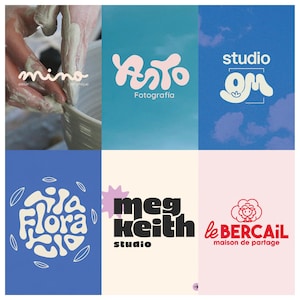 Ich werde ein benutzerdefiniertes Logo-Design für Ihr Unternehmen erstellen, Logo-Erstellung, professioneller Bold Bubbly Custom Logo Maker, Funky Retro Logo, Boho Logo