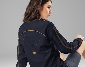 Love Holds the Universe Together Unisex Celestial Sweatshirt, Recycled Fleece