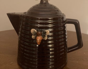 Honeycomb Bee Teapot - Vintage