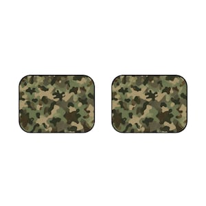 Military Camo Car Mats (2x Rear)