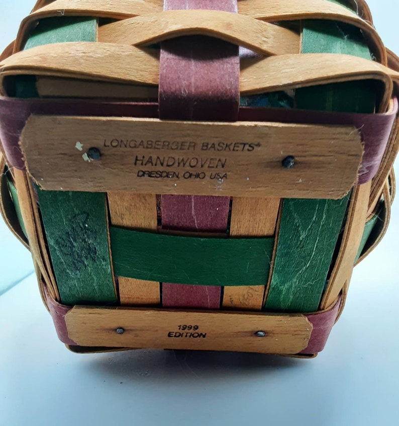 1999 Longaberger Easter Basket With Liner and Protector Etsy