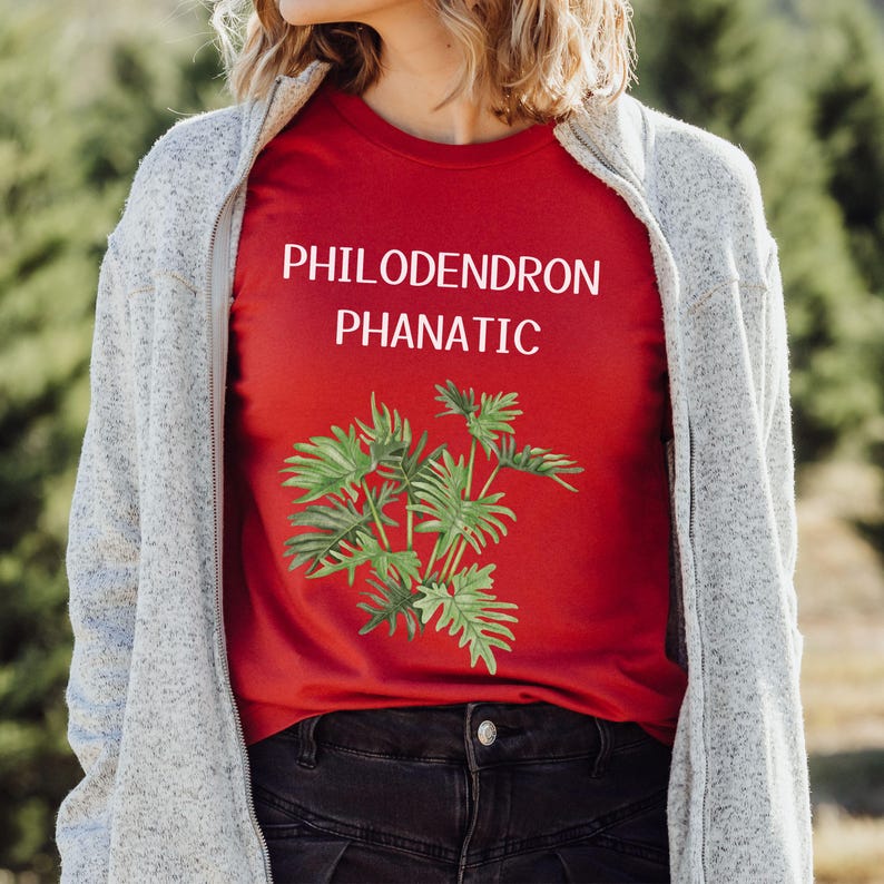Garden Humor Tshirt - Bella Canvas 3001 in Canvas Red