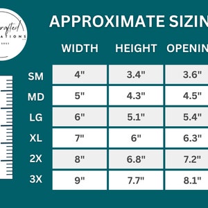 Sweater Vest Planter Sizing Guide