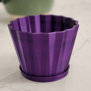 Cupcake Planter, 3D Printed Cupcake Pot, Baking Lover Gift, Unique Plant Pot, Succulent Holder, Kitchen Decor, Cute Gift for Bakers