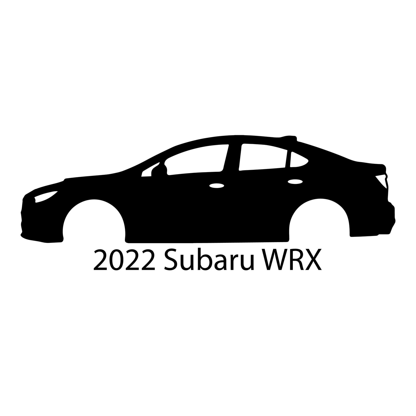 2022 Subaru WRX Vector Silhouette Etsy