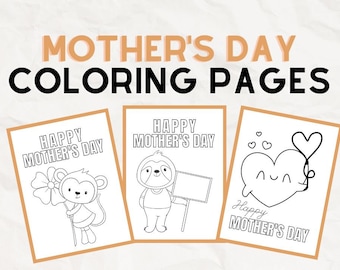 Mother's Day coloring pages