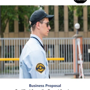 Certified Security Guard Services Proposal Template