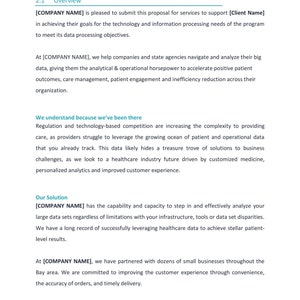 Data Processing Services Proposal Template image 5