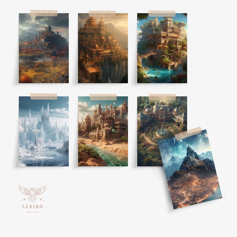 ACOTAR Prythian Courts DIGITAL DOWNLOAD, Day Night Dawn Summer Winter ...