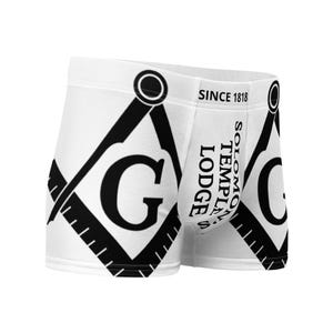 Solomon’s Temple Lodge Boxer Briefs – Style and Comfort in One