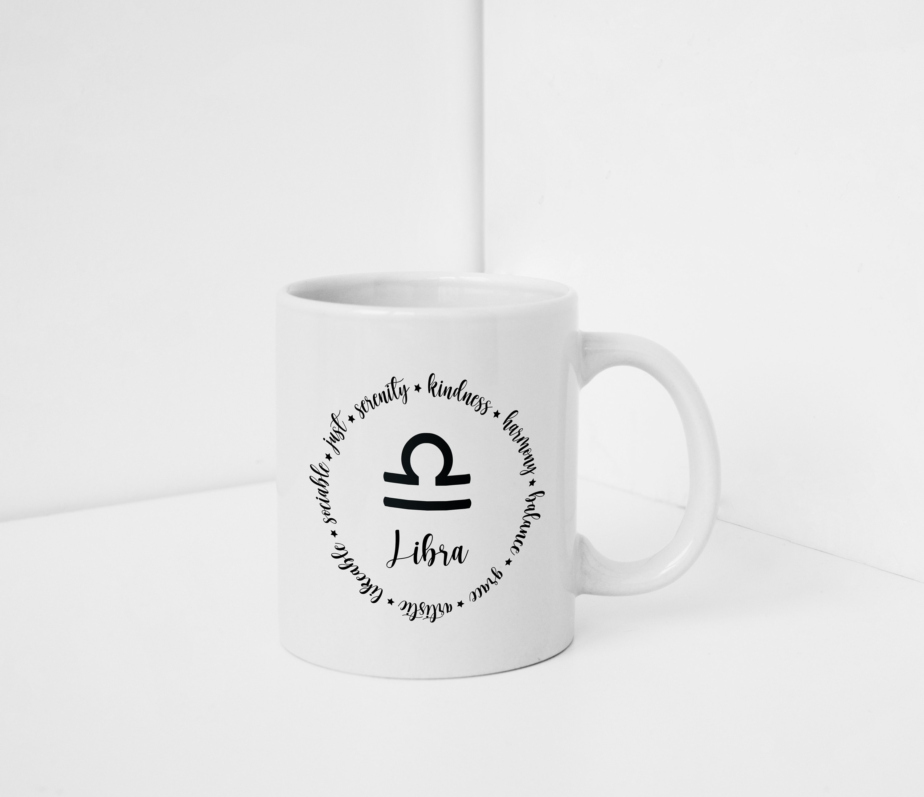 Zodiac Signs Positive Affirmations SVG Bundle 12 Unique Designs for T