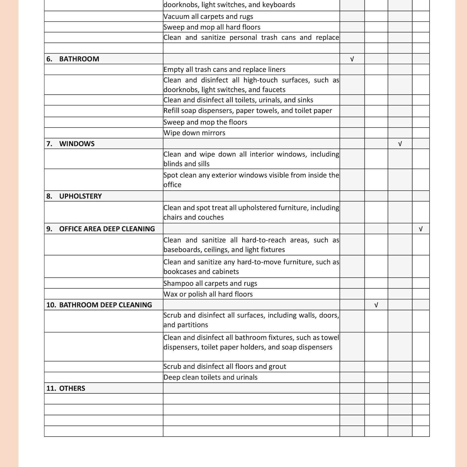 Cleaning Proposal Template, Basic Editable Microsoft WORD and Adobe ...