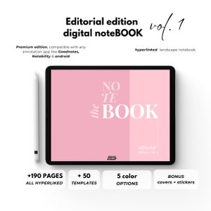 Minimalist Digital Planner PDF for Busy Moms | Editorial Daily Agenda ...