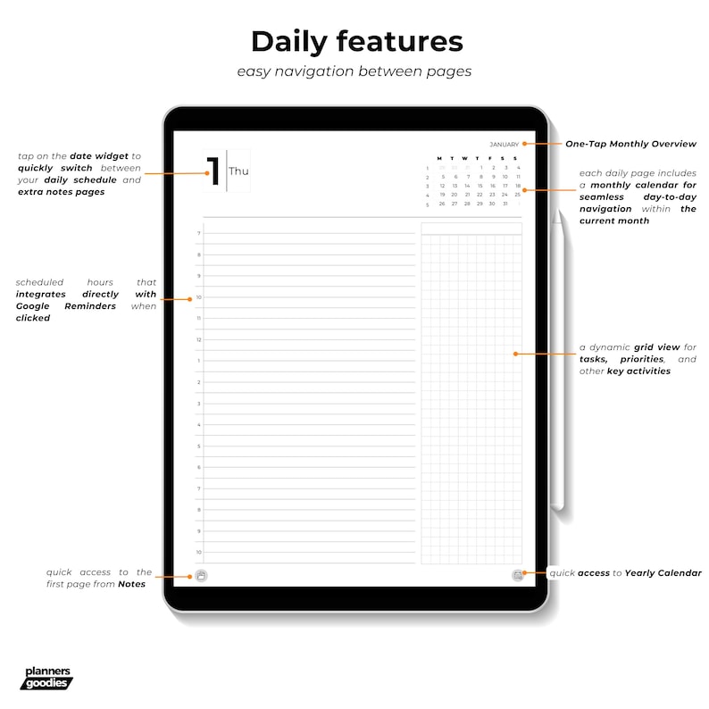 2024 digital planner samsung notes planner dated android planner with google calendarxodo planner
