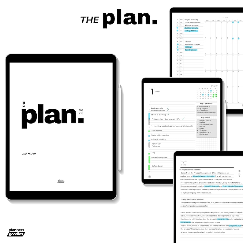 2026 Digital Planner for Samsung Notes Digital Planner 2026 for Android Tablet Planner with Google Calendar Digital Agenda Dated image 7