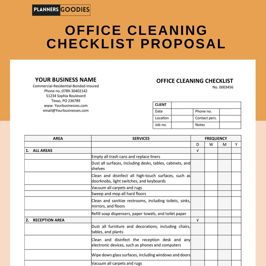 Cleaning Proposal Template Basic Editable Microsoft WORD and Adobe Cleaning Proposal Template Basic Editable Microsoft WORD and Adobe