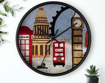 I Love London Wall Clock