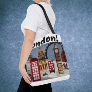 I love London Tote Bag (White)
