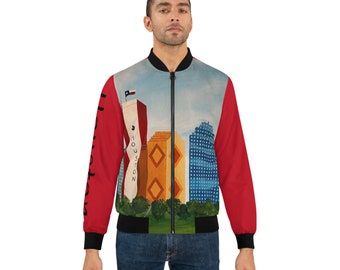 Houston Views Men's Bomber Jacket - Etsy