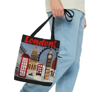 I love London Tote Bag (Black)