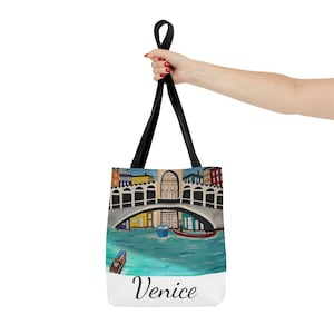 Venice Italy Tote Bag (White)