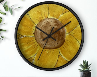 The Sunflower Wall Clock