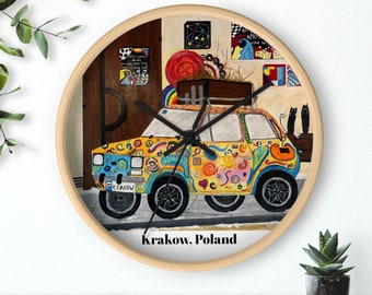 Krakow Poland Wall Clock