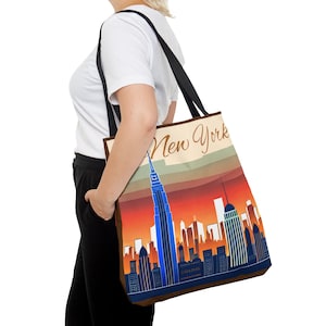 New York City Skyline Tote Bag