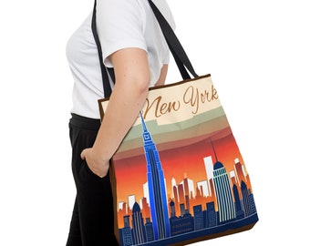 New York City Skyline Tote Bag