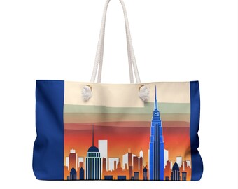 New York City Skyline Alt Weekender Bag