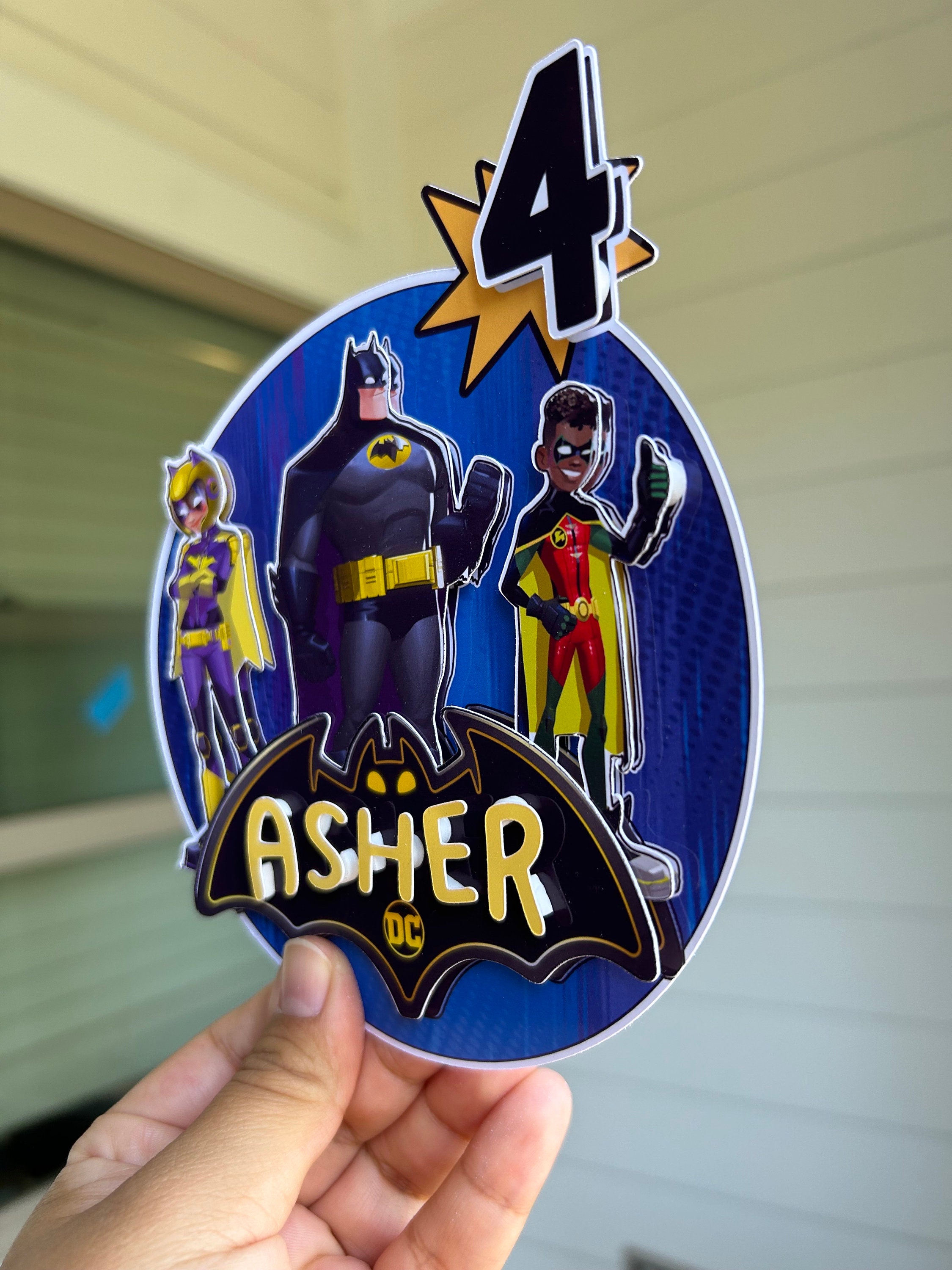 3D Bat Wheels Cake Topper (custom) - Etsy