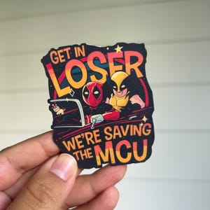 Deadpool and Wolverine Waterproof Sticker.