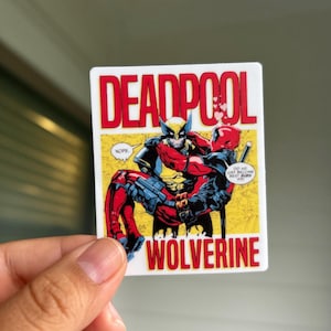 Deadpool and Wolverine Waterproof Sticker.