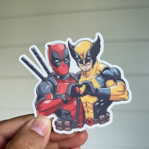Deadpool and Wolverine Waterproof Sticker.