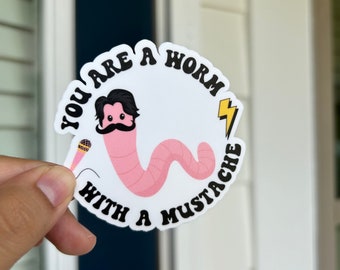 Vanderpump Rules: Worm with a mustache sticker!