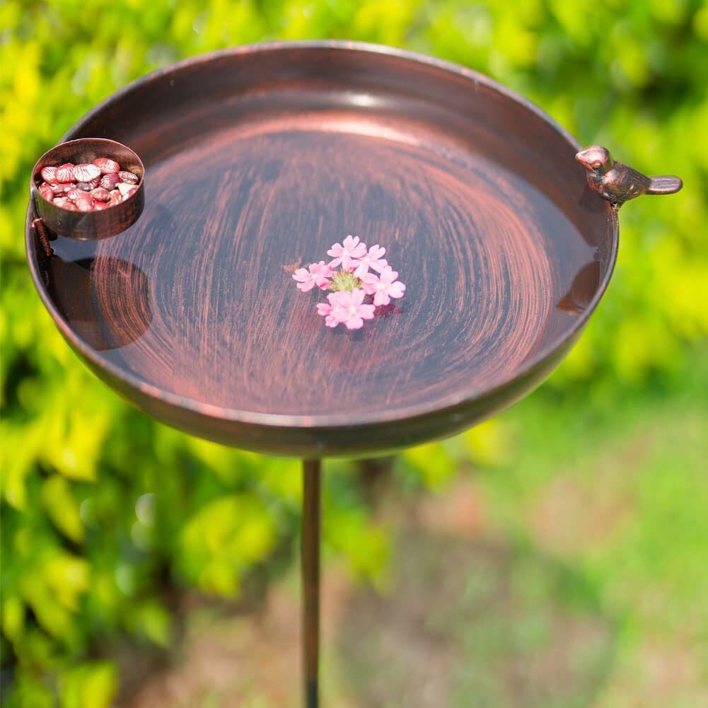 Metal Bird Bath Outdoor Bird Feeder Bird Bath Bowl Bird Etsy