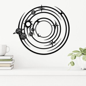 Custom Astrology Chart - Natal Chart Wall Decor - Wood Birth Chart - Laser Cut